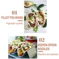 thumbnail image 4 of Up to 50% off ! TopLLC Stainless Steel Taco Holder,Rustproof Taco Rack Holds Up To 4-5 Tacos Each Taco Stand Taco Tray For Soft Hard Shell-with Silicone Protective Tips Oven Safe on Clearance, 4 of 6