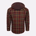 thumbnail image 5 of LOVZFMLL Jackets for Men's Winter Checkered With Button Pockets And Long Sleeved Hooded Casual Jacket, 5 of 5