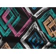 thumbnail image 5 of oneOone Rayon Black Fabric Geometric Sewing Material Print Fabric By The Yard 56 Inch Wide, 5 of 5