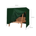 thumbnail image 3 of LSLJS Outdoor Dirt Proof Tripartite Seater Trapeze Chair Cover Porch Trapeze Cover for Outdoor Furniture Protection, Dust Cap, 3 of 5