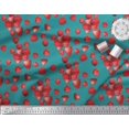 thumbnail image 3 of Soimoi Rayon Fabric Raspberry,Strawberry & Cherry Fruits Print Fabric by Yard 56 Inch Wide, 3 of 3