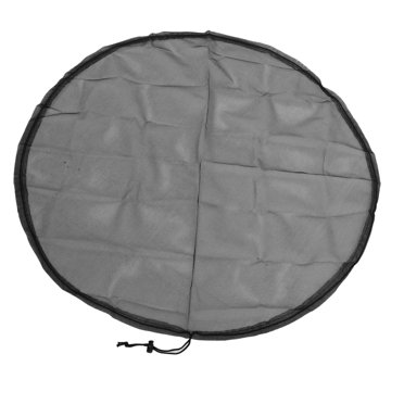 Seau 2PCS Couverture de Maille de Collecte d'Eau Noir Filet Écran Cordon de Serrage 37in Empêche les Insectes Protecteur pour les Seaux de Pluie Jardin