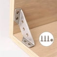 thumbnail image 4 of Liquidation! Connecteur d'Angle de Meuble Universel en Acier Inoxydable Connecteur d'Angle de Meuble Universel en Acier Inoxydable Attelle d'Angle pour Tablette Armoire Table Chaise pour Tablette en Bois Armoire Table, 4 of 8