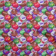 thumbnail image 1 of oneOone Coton Soie Rouge Tissu Rétro Bouteille Soda Cap Robe Tissu Tissu Imprimé par la Cour 42 Pouces Large-Na, 1 of 5