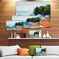 thumbnail image 2 of Design Art House near The Sea Canvas Print, 2 of 3