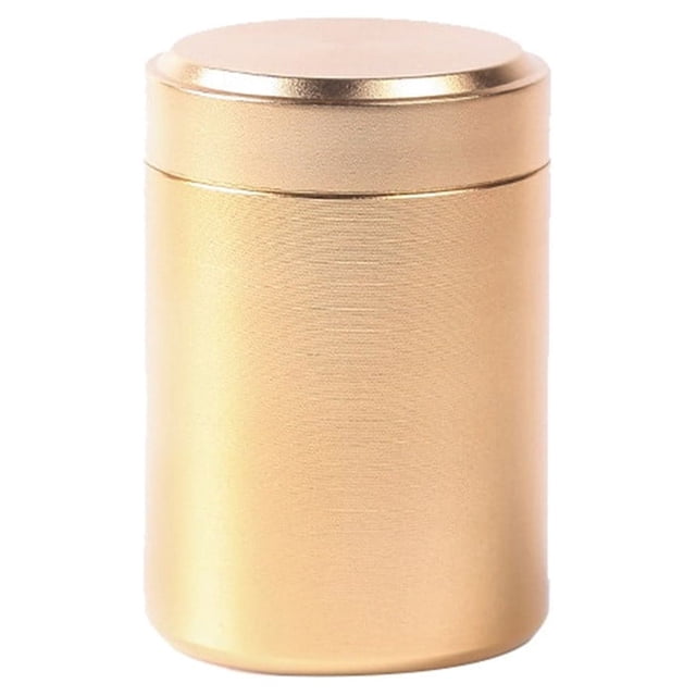 Riforla Tea Coffee Sugar Kitchen Storage Canisters Jars Pots Containers Food Storage gold One Size