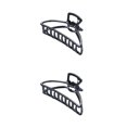 thumbnail image 1 of maskred Fashion Claw Clips Large Simple Style Handy Simple Style Sturdy Exquisite Accessories Barrettes for Women Dark Black/Arc 2Set, 1 of 6