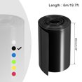thumbnail image 2 of Unique Bargains 85mm Flat 6m Black PVC Heat Shrink Tube Wraps Battery Wrap for Big Battery Pack, 2 of 5