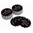 thumbnail image 3 of Inkdotpot 50 Pack Real Rose Gold Foil Paper Tags Ready To Pop Baby Shower Favor Hang Tags, 3 of 6