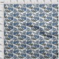 thumbnail image 3 of oneOone Cotton Poplin Fabric Leaves & Floral Ikat Decor Fabric Printed BTY 56 Inch Wide, 3 of 4