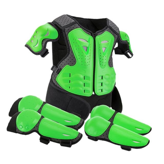 funtasica Équipement de Moto Tout-Terrain Générique pour Enfants Combinaison Intégrale s pour Cyclisme Vert