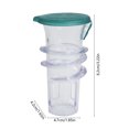thumbnail image 3 of SSZMDLB 2Pcs Lemon Juicer, Manual Citrus Juicer for Lemon Orange Fruit, Plastic Hand Press Juicer, Portable Kitchen Gadget for Fresh Juice, Fruit Squeezer, 3 of 9