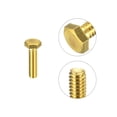 thumbnail image 4 of Unique Bargains Brass Hex Bolts, 1/4-20x1' 5 Pack Fully Thread Grade 4.8 Machine Screws, 4 of 4