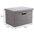 thumbnail image 2 of Foldable Storage Boxes with Lids Storage Baskets Storage Containers Organizers, 2 of 4