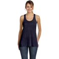 thumbnail image 3 of Bella Ladies Flowy Racerback Tank, M, Midnight, 3 of 5