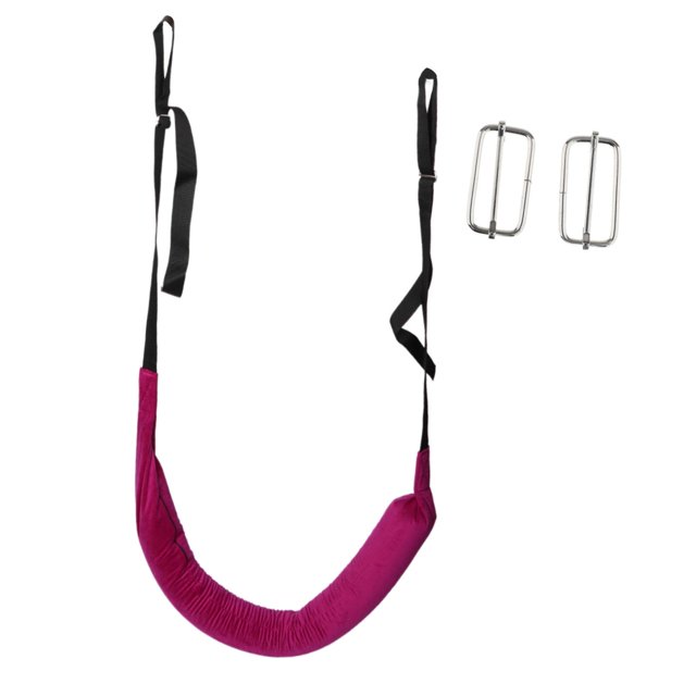 Tachiuwa Lumbar Retractor Belt Back Support Lower Back Sturdy Spinal Harness Lightweight with Buckle Violet