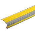 thumbnail image 1 of Unique Bargains 5Ft Stair Nosing, 2.5mm PVC L Shape Staircase Step Edges Protectors, Yellow/Grey, 1 of 7