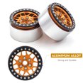 thumbnail image 3 of Labymos Jante de Roue en Alliage d'Aluminium, Jantes de Roue à Moyeu à Perles, 4 Pcs, 1,9 Po, Remplacement pour 1/10 TRX4, 3 of 8