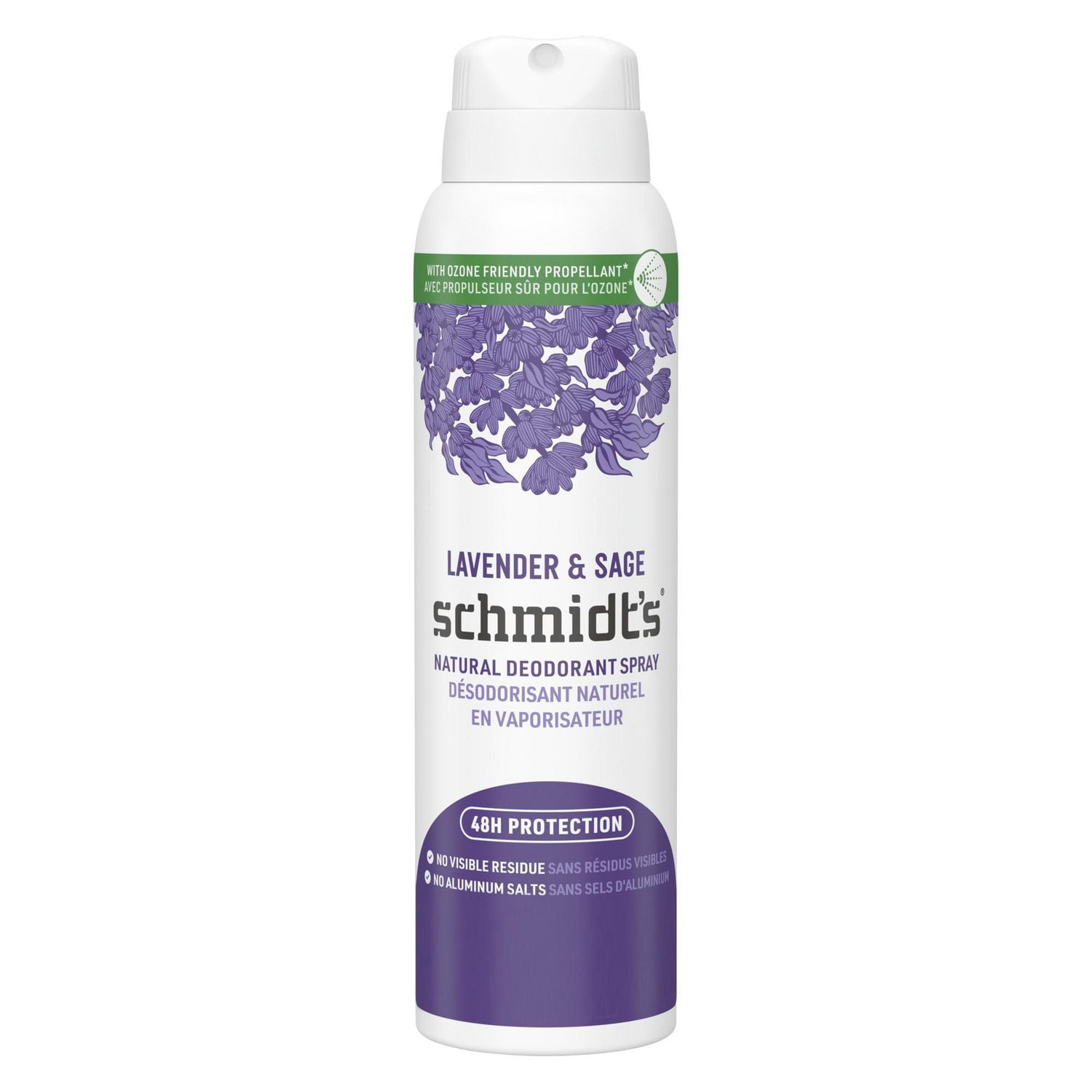 Schmidt's Lavender & Sage Natural Deodorant Spray