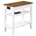 thumbnail image 2 of Convenience Concepts Table d'Appoint/station de Charge American Heritage, Bois/blanc, 2 of 9