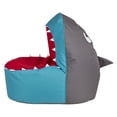 thumbnail image 1 of Gouchee Home Shark Brava Bean Bag Chair – Water-Repellent Fabric with Polystyrene Bead Filling, Suitable for Kids and Teens, Lightweight & Portable Seating for Bedroom, Playroom or Living Room, 1 of 6
