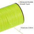 thumbnail image 4 of Unique Bargains Green Yellow Polyester Waxed Thread, 137 Yards, 0.55mm, for Machine Sewing, Hand Quilting, Weaving, 4 of 5