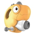 thumbnail image 1 of Yellow Dinosaur Ball Shooter Toy D With 12 Balls Target Vest Shield Plastic 8.66X8.66X5.12 Inch Hand Crank Rotation Continuous Launch Indoor Game For Kids D, 1 of 2