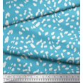 thumbnail image 3 of Soimoi Blue Heavy Canvas Fabric Cow Animal Skin Decor Fabric Printed Yard 58 Inch Wide, 3 of 3