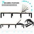 thumbnail image 2 of Topbuy Patio Rattan Lounge Chair Cushioned Chaise Height Adjustable, 2 of 5
