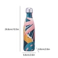 thumbnail image 3 of TIMIFIS Water Bottles Double Layer Stainless Steel Outdoor Sports Water Bottle Lacquer Colour Printed Red Wine Bottle Insulated Mugs Kitchen Gadgets, 3 of 6