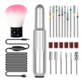 thumbnail image 2 of Mini Nail Drill Machine, Portable Electric Manicure Milling Cutter Set, Nail Files Drill Bits, Gel Polish Remover Tools ,Quality Torque, 2 of 7