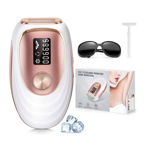 IPL Laser Hair Removal with Cooling System, JOOYEE Hair Removal Device for Women and Men,at-Home 999,900 Flashes,Painless Hair Remover on Armpits Back Legs Arms Face Bikini Line