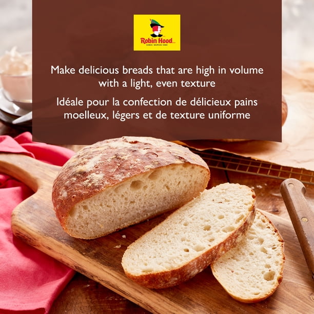 farine ファリネ　新品5個 Farine de blé entier Robin Hood Best for Bread, fabriquée à partir