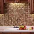 thumbnail image 4 of FASÃ„DE Traditional Style/Pattern 1 Decorative Vinyl 18in x 24in Backsplash Panel in Bermuda Bronze (5 Pack), 4 of 15
