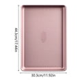 thumbnail image 3 of Hearth & Gear Non Stick Bakeware Heavy Duty Steel Cookie Sheet For Even Heating Oven Baking Pans For Baking Roasting And Cooking Microwave Oven Rack Wire Rack Baking round Half Sheet Baking Pans Oven, 3 of 6