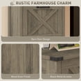 thumbnail image 4 of HOMCOM File Cabinet with 2 Drawers Filing Cabinet for A4 Letter, Grey Wash, 4 of 10