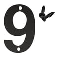 thumbnail image 2 of Dvruxg Metal Door Numbers, Home Address Numbers, Metal Outdoor Mailbox Number, Address Letters, Modern Metal Numbers Letters for Homes, Apartments, Hotels, Garages, Farms (3.5 Inches), 2 of 3
