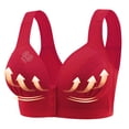 thumbnail image 4 of Yuyuzo Front Closure Bras for Women Wireless Push up Bralette Full Coverage High Support Everyday Bras, 4 of 7