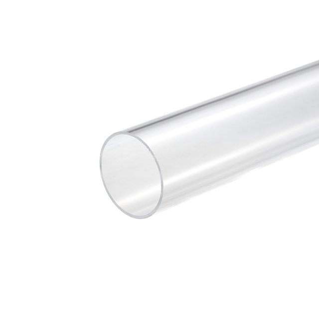 Unique Bargains Acrylic Pipe Clear Rigid Round Tube 42mm ID 45mm OD 10' for Lamps and Lanterns, Water Cooling System