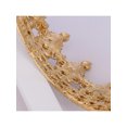 thumbnail image 4 of Rhinestone Crown Alloy Crown Rhinestone Decorative Shining Crown Beautiful Headdress for Woman (Blue), 4 of 6