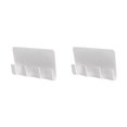 thumbnail image 2 of stanreset 2Pcs Practical Wall Phone Holder Socket Charging Box Shelf Bracket Stand Holder White 2Set, 2 of 6
