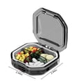 thumbnail image 3 of Amzcrzy Storage Baskets Pills Organizer Airtight Pills Box Pills Dispenser Home Travel Supplement Portable Compact Pills Box Organization and Storage Dorm Room Essentials Room Decor Home Decor, 3 of 9