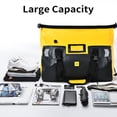 thumbnail image 3 of Graflsoa 66L PVC Waterproof Motorcycle Tail Bag with Quick-Release Straps, Black (60x37x39cm), 3 of 6
