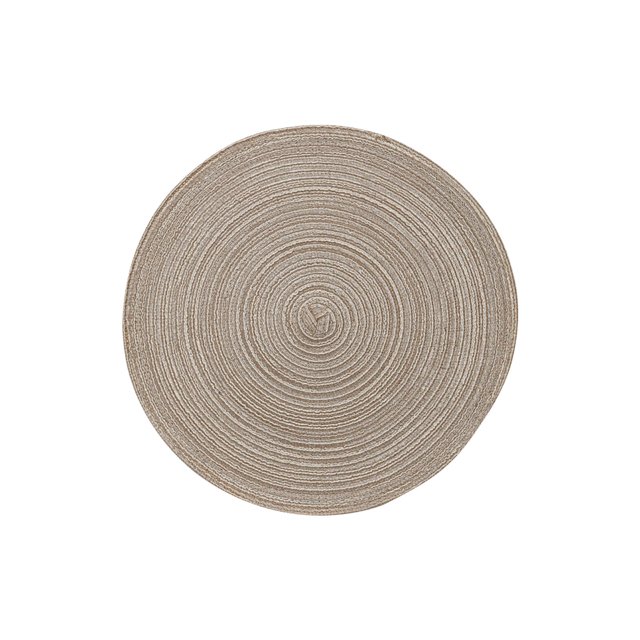 Agiferg 18cm Ramie Cotton Yarn Table Mat Insulation Pad (Satin Dyeing)