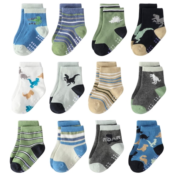 yocbz Kids Wool Socks Cartoon Childrens Socks Comfortable Skin Friendly Fashionable Polyester Non Slip Mid Calf Socks Grey,7Y