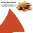 thumbnail image 4 of Firewood Splitter, Manual Wood Splitter Rustproof Orange Lightweight  for Indoor, 4 of 7