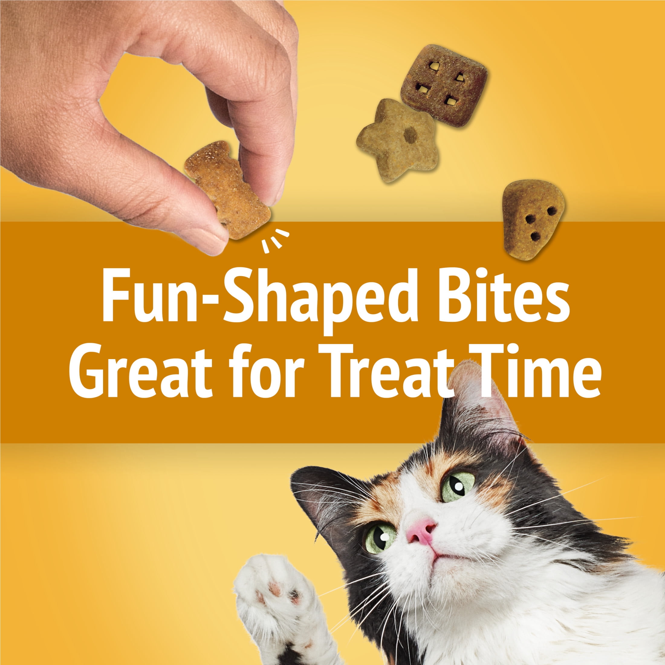 Purina Friskies Party Mix Cheezy Craze Crunch avec du vrai fromage, Gâteries pour chats, 510g