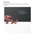 thumbnail image 4 of Transemion Resin Animal Shape Sculpture Glossy Decorative Home Decor Ornament Black 1Set, 4 of 6