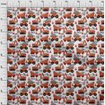 thumbnail image 4 of oneOone Tissu Polyester Spandex Orange pour Robe de Camion Tissu Imprimé au Mètre 56 Pouces de Large, 4 of 4