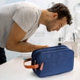 thumbnail image 3 of Vaidha Large Capacity Wash Bag Portable Storage Bag Foldable Hanging Men'S Travel Handbag, 3 of 5